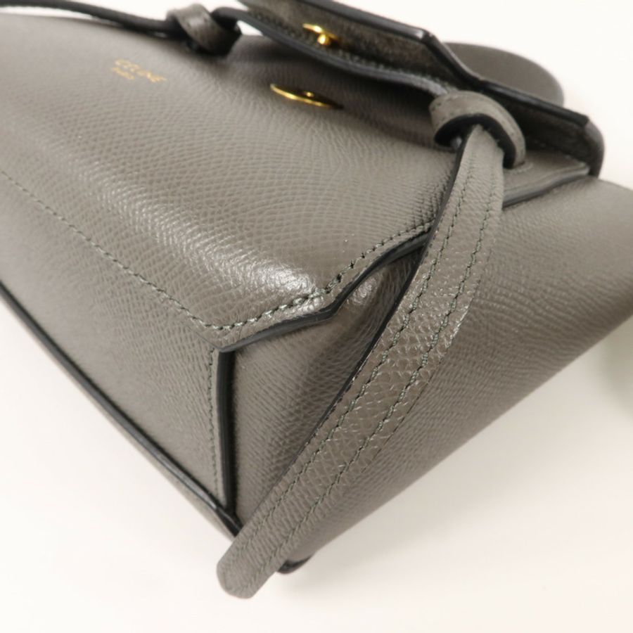 CELINE 牛皮皮革Pico Belt Bag手挽肩背兩用袋-11