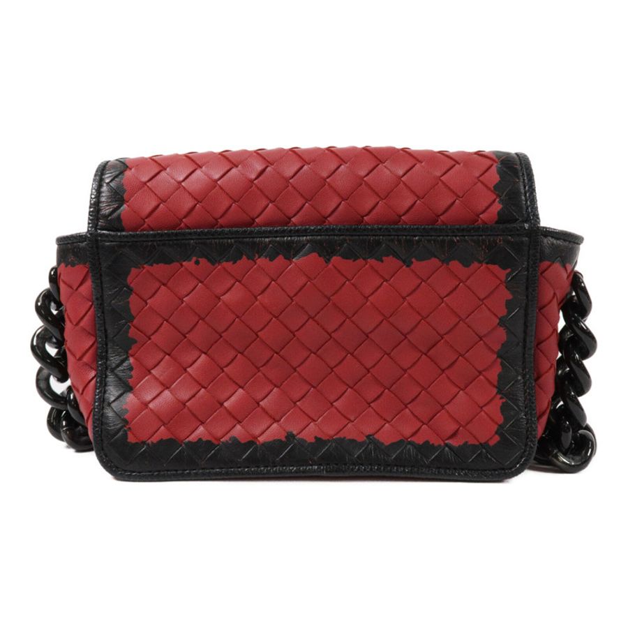 BOTTEGA VENETA 羊皮皮革Shoulder Bag鏈帶肩背袋-1