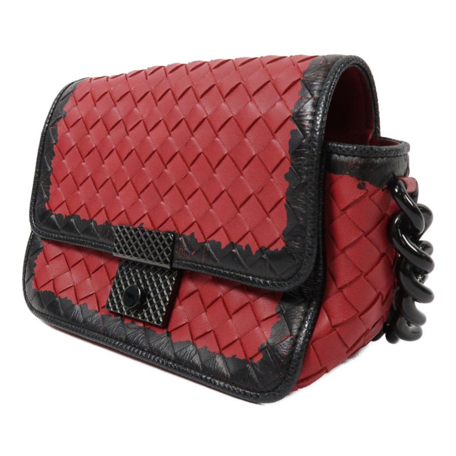 BOTTEGA VENETA 羊皮皮革Shoulder Bag鏈帶肩背袋-2