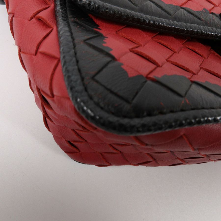 BOTTEGA VENETA 羊皮皮革Shoulder Bag鏈帶肩背袋-11