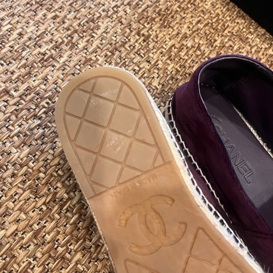 CHANEL 勃艮第酒紅色 鉛筆鞋41號-11