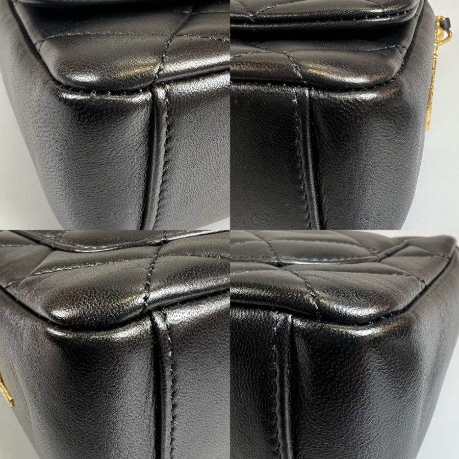 CHANEL 季節款側邊雕刻側肩包 AS2734/晶片款-12