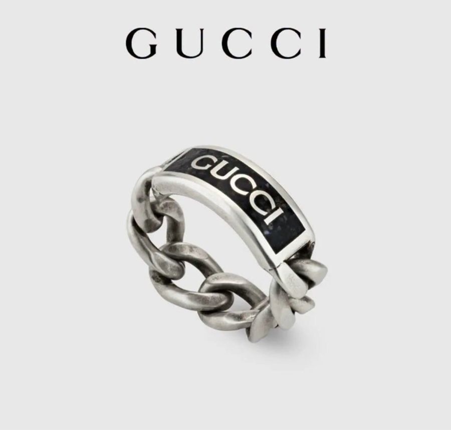 Gucci Interlocking 鍊戒#20-0