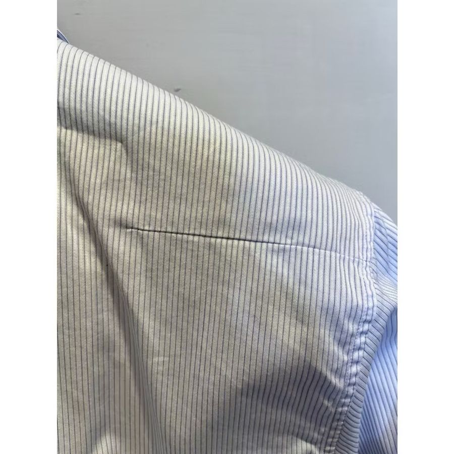 閒置正貨 Dior 經典小蜜蜂🐝藍白條紋襯衫38號-3