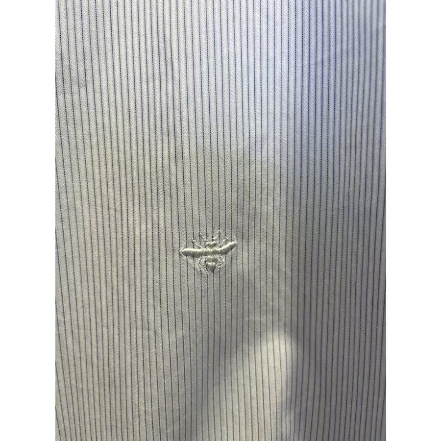 閒置正貨 Dior 經典小蜜蜂🐝藍白條紋襯衫38號-7