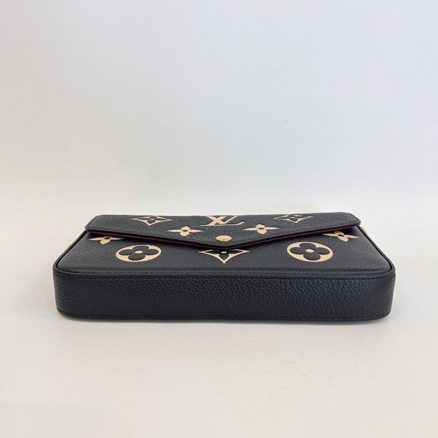 Louis Vuitton/路易威登三合一黑白老花熊貓色鏈條單肩斜背包晶片款-4