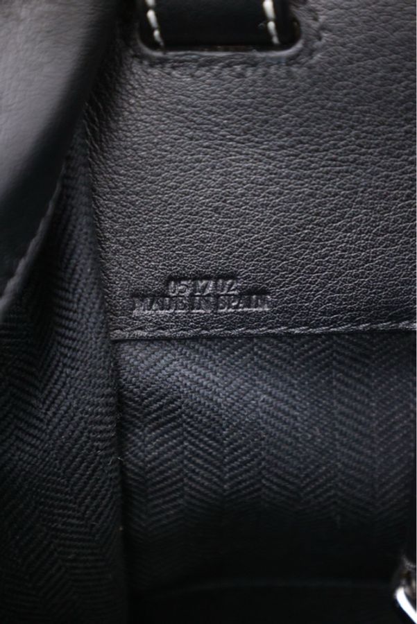 Loewe蓝白云朵图案单肩包-12