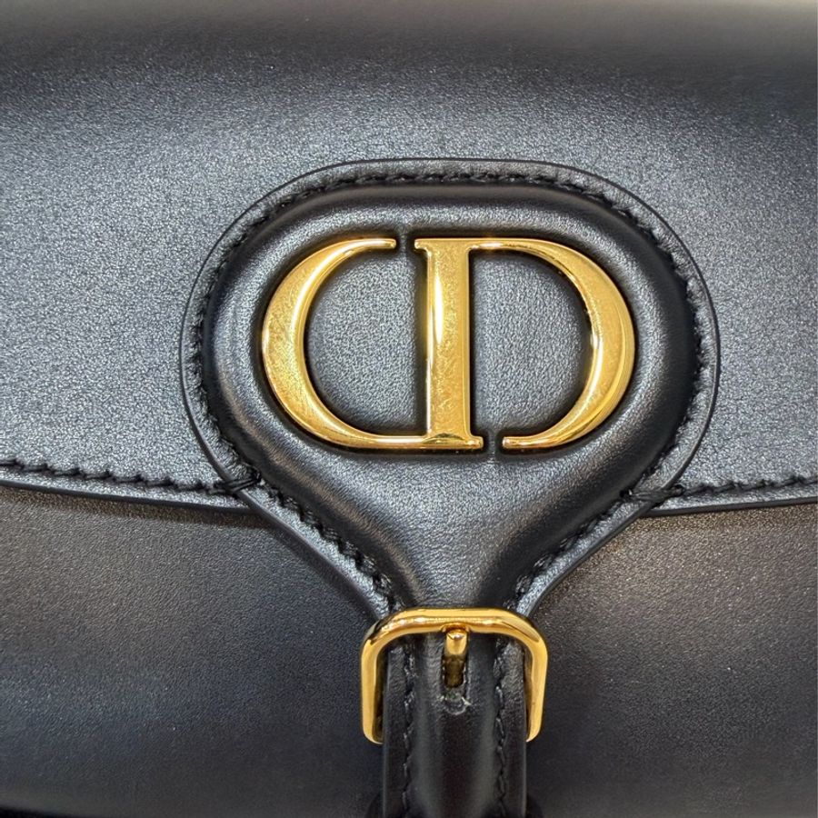 Dior M9335 黑牛皮 滑面 金釦 Bobby East-West 斜背包 肩背包-27