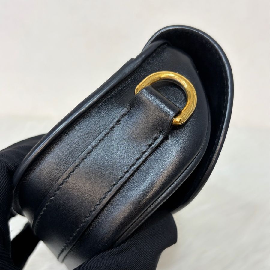 Dior M9335 黑牛皮 滑面 金釦 Bobby East-West 斜背包 肩背包-29