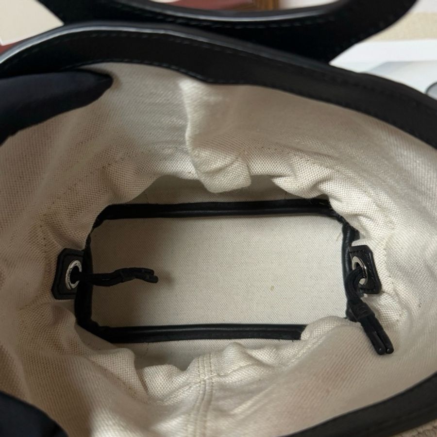 Goyard Mini Beluga 戈雅迷你貝魯加手提水桶包菜籃子手提包斜背包 經典黑棕色老花-8