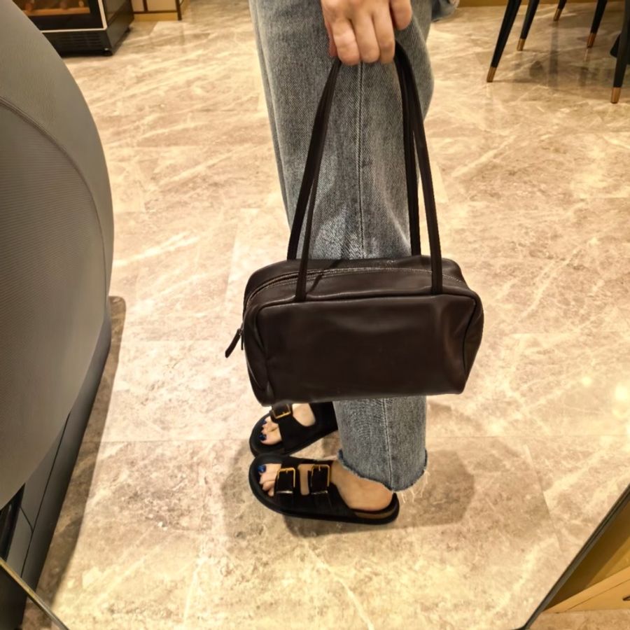 The row astra bowling bag 深棕色-2