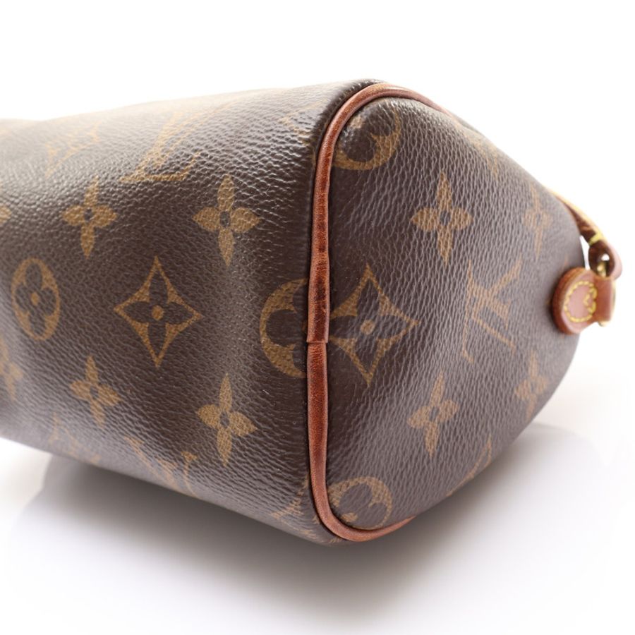Nano Speedy 肩背包 棕色 原花帆布【LOUIS VUITTON LV 路易威登】 M61252-7