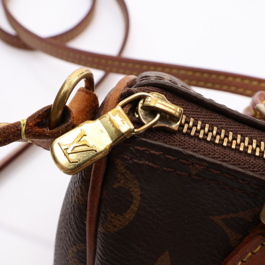 Nano Speedy 肩背包 棕色 原花帆布【LOUIS VUITTON LV 路易威登】 M61252-10