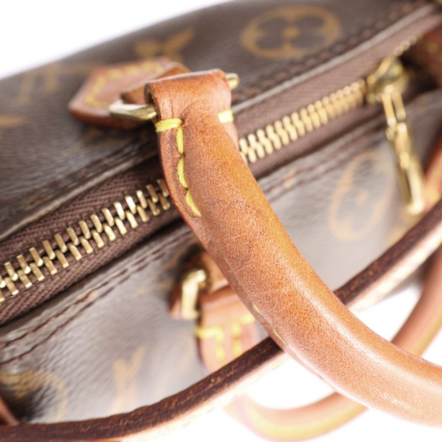 Nano Speedy 肩背包 棕色 原花帆布【LOUIS VUITTON LV 路易威登】 M61252-12