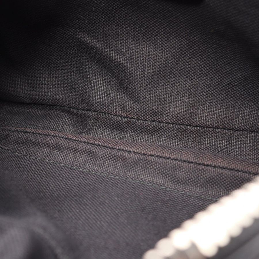 GUCCI Soft GG Supreme Sherry Line 腰包 474293 皮革 黑色 灰色-4