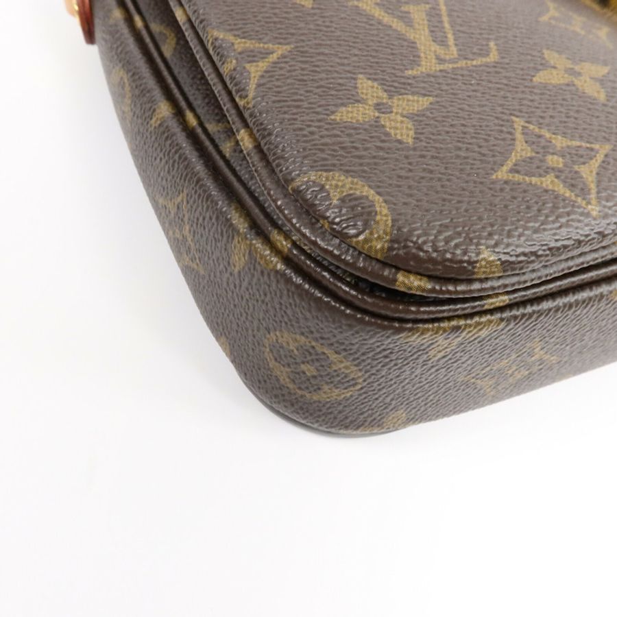 LOUIS VUITTON Monogram Pochette Metis MM手挽肩背兩用袋-11