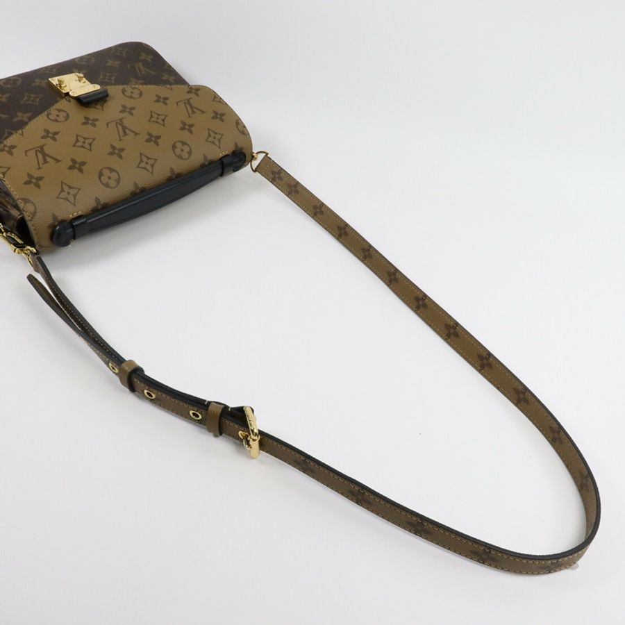 LOUIS VUITTON Monogram Reverse Pochette Metis手挽肩背兩用袋-7