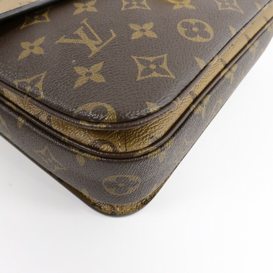 LOUIS VUITTON Monogram Reverse Pochette Metis手挽肩背兩用袋-9