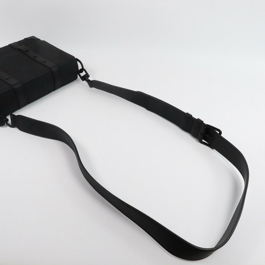 LOUIS VUITTON Monogram Taurillon Trunk Messenger Bag肩背袋-7