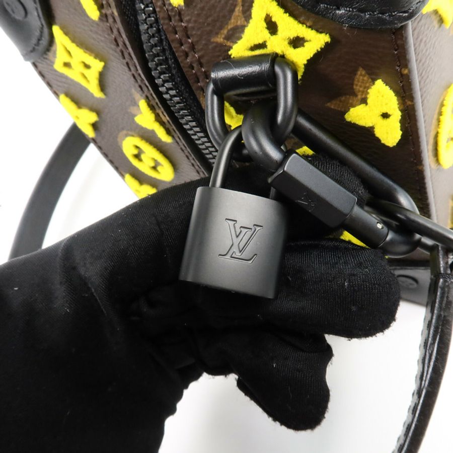 LOUIS VUITTON Monogram Tuffetage Trunk Speedy手挽肩背兩用袋-6
