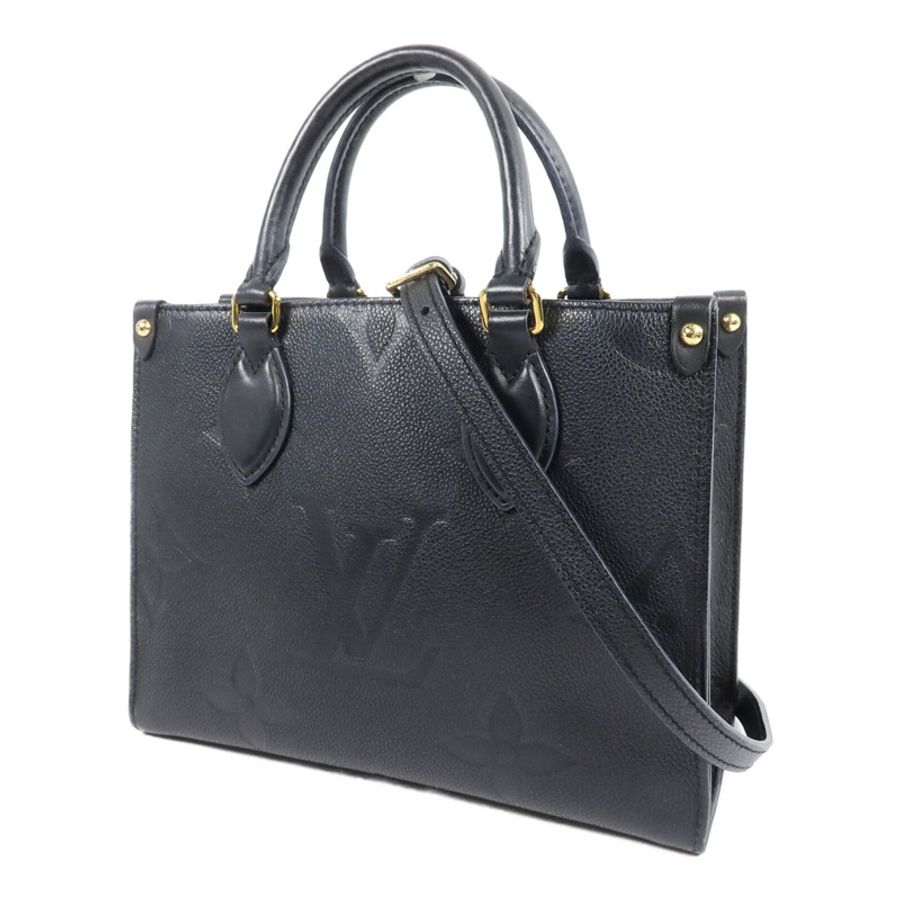 LOUIS VUITTON Monogram Empreinte OnTheGo PM手挽肩背兩用袋-2
