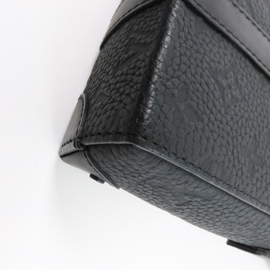 LOUIS VUITTON Monogram Taurillon Trunk Messenger Bag肩背袋-9
