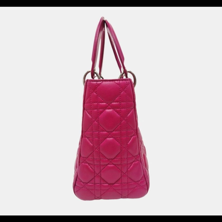Dior/迪奧戴妃五格紫色單肩斜背包24cm-1
