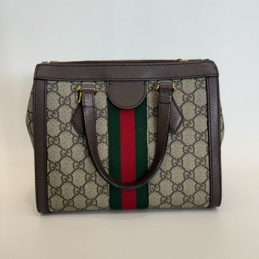 Gucci/古馳老花托特單肩斜背包-1