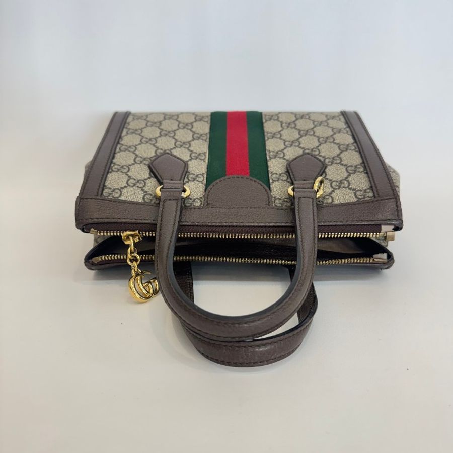 Gucci/古馳老花托特單肩斜背包-4
