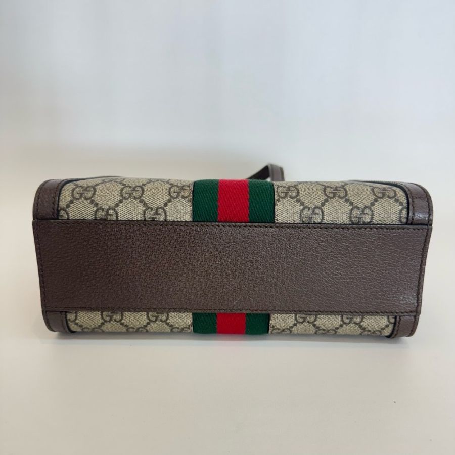 Gucci/古馳老花托特單肩斜背包-5