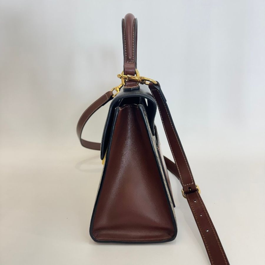 Gucci/古馳老花月光寶盒手提padlock單肩斜挎包-3