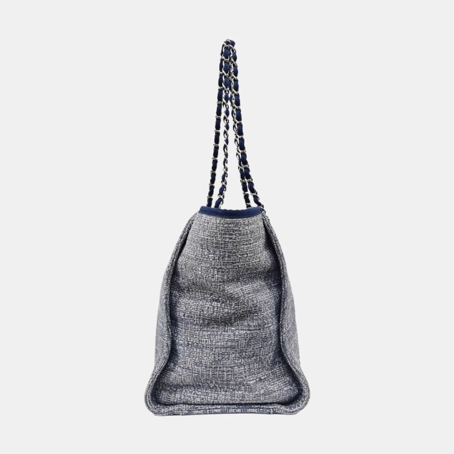 CHANEL/香奈兒藍色牛仔沙灘包-1