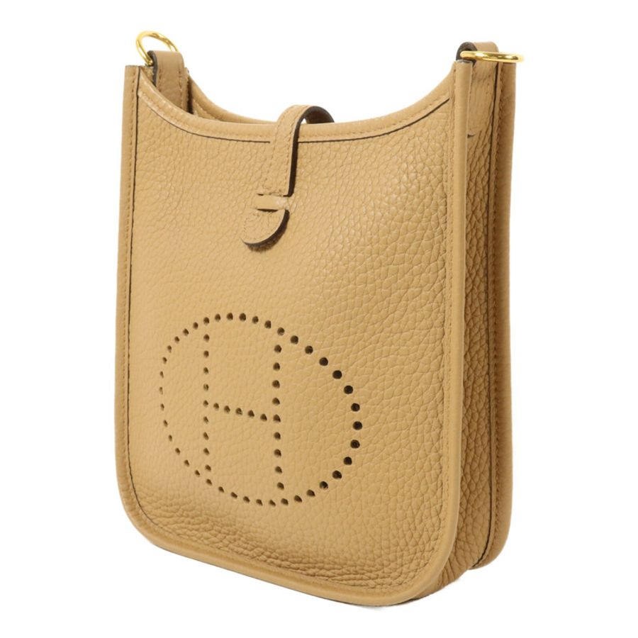 HERMES Clemence皮革Evelyne TPM肩背袋Chai-2