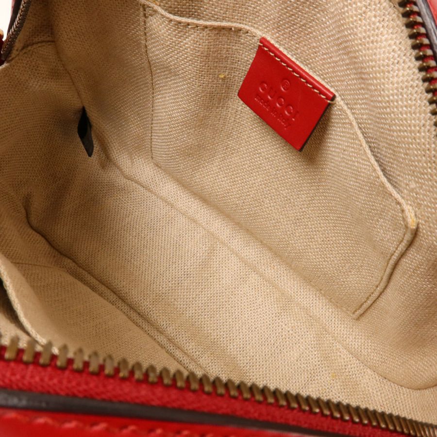 GUCCI 牛皮皮革Web Sherry Line Bee肩背袋-4