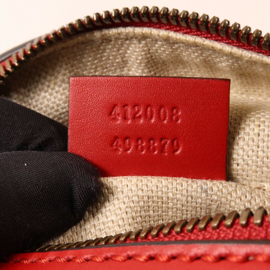 GUCCI 牛皮皮革Web Sherry Line Bee肩背袋-7