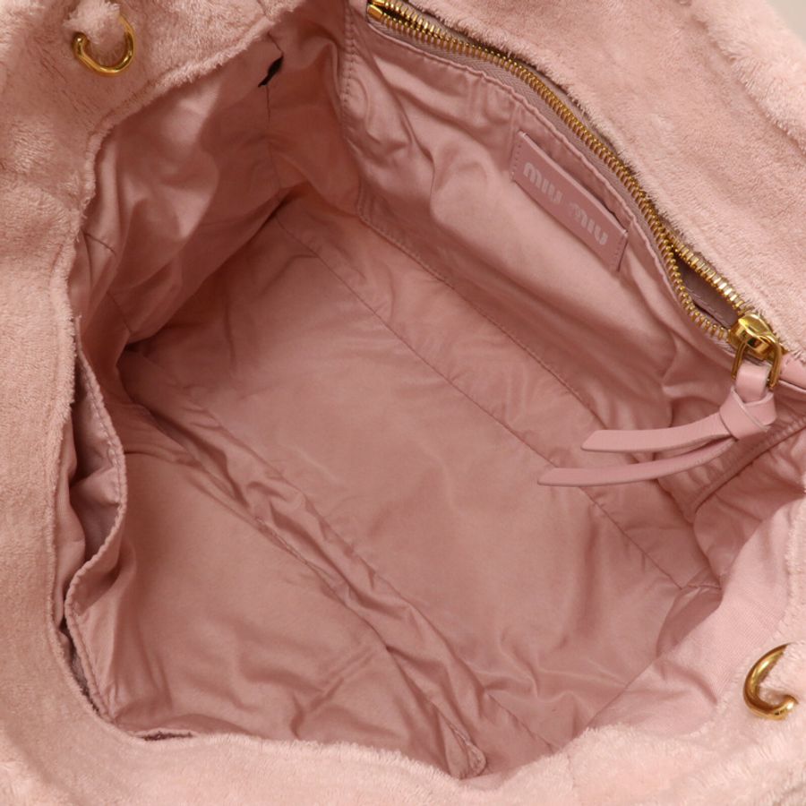 Miu Miu Terry Cloth 2 Way Shoulder手挽肩背兩用袋-5