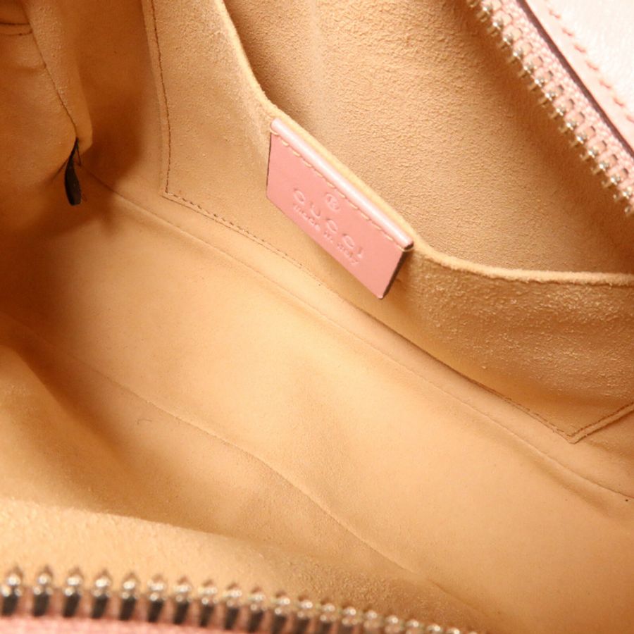 GUCCI 牛皮皮革GG Marmont Small鏈帶肩背袋-4