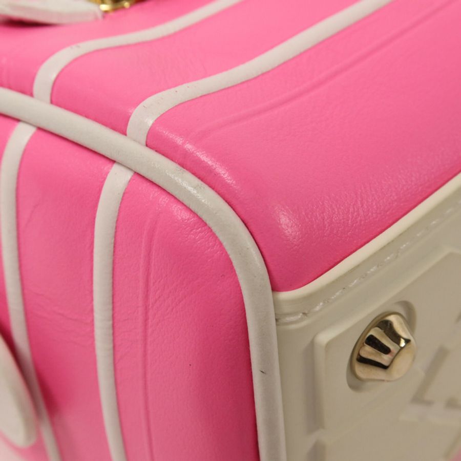 Dior 牛皮皮革/Rubber Micro Vibe Zip Bowling手挽肩背兩用袋-10
