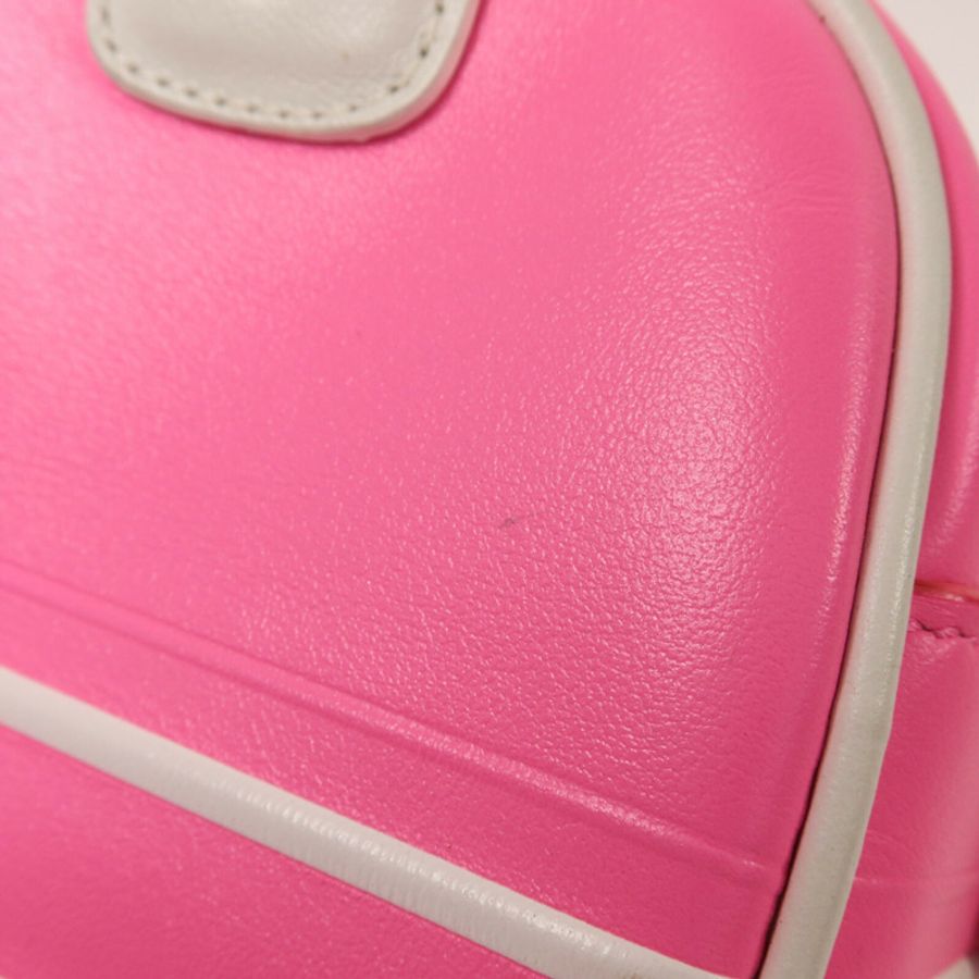 Dior 牛皮皮革/Rubber Micro Vibe Zip Bowling手挽肩背兩用袋-17