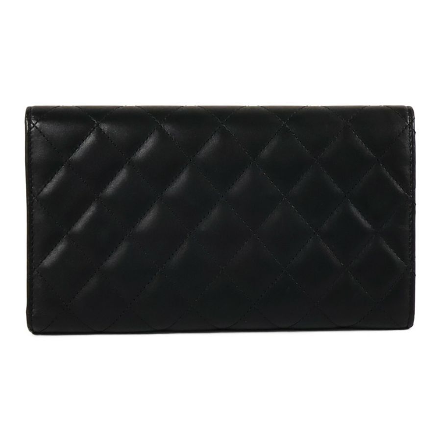 CHANEL 牛皮皮革Cambon Long Wallet長錢包-1