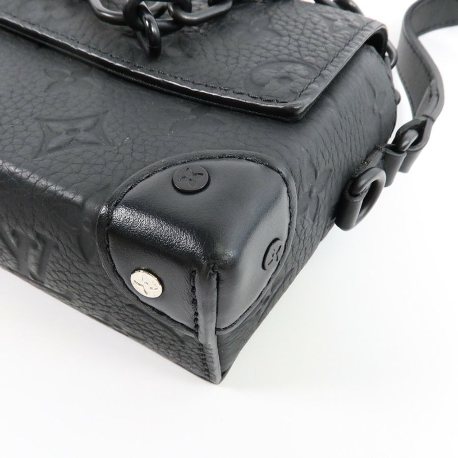 LOUIS VUITTON Monogram Taurillon Steamer Wearable Wallet扣肩背袋-8