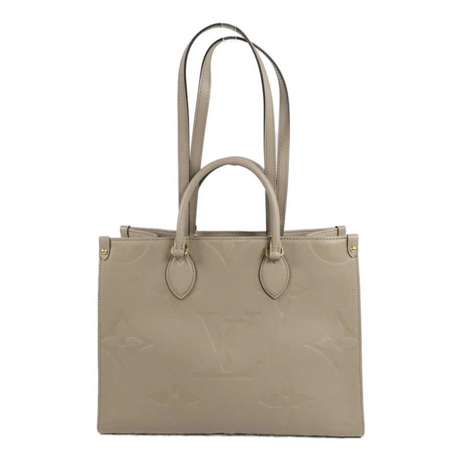 LOUIS VUITTON Monogram Empreinte On The Go MM金扣手挽肩背兩用袋-1