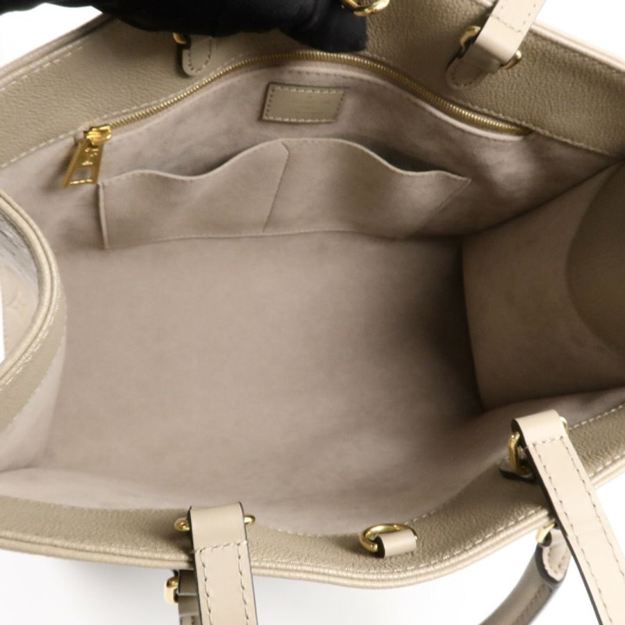 LOUIS VUITTON Monogram Empreinte On The Go MM金扣手挽肩背兩用袋-4