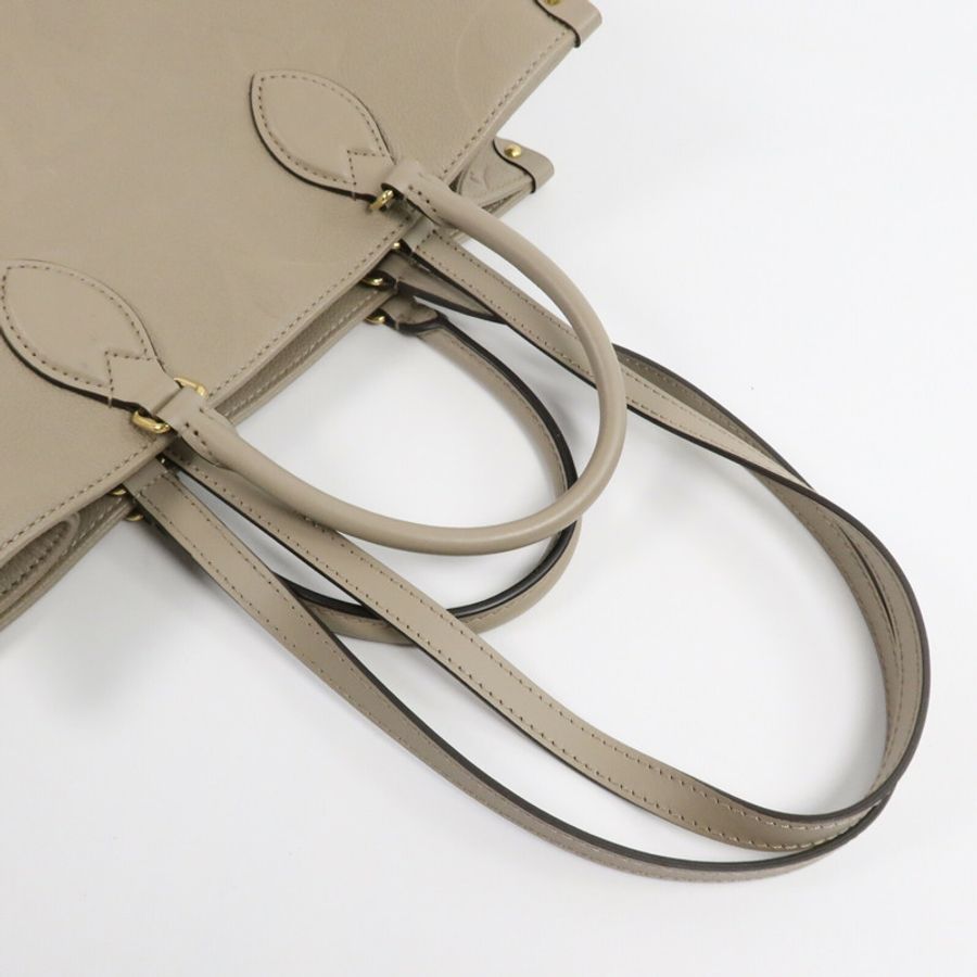 LOUIS VUITTON Monogram Empreinte On The Go MM金扣手挽肩背兩用袋-6