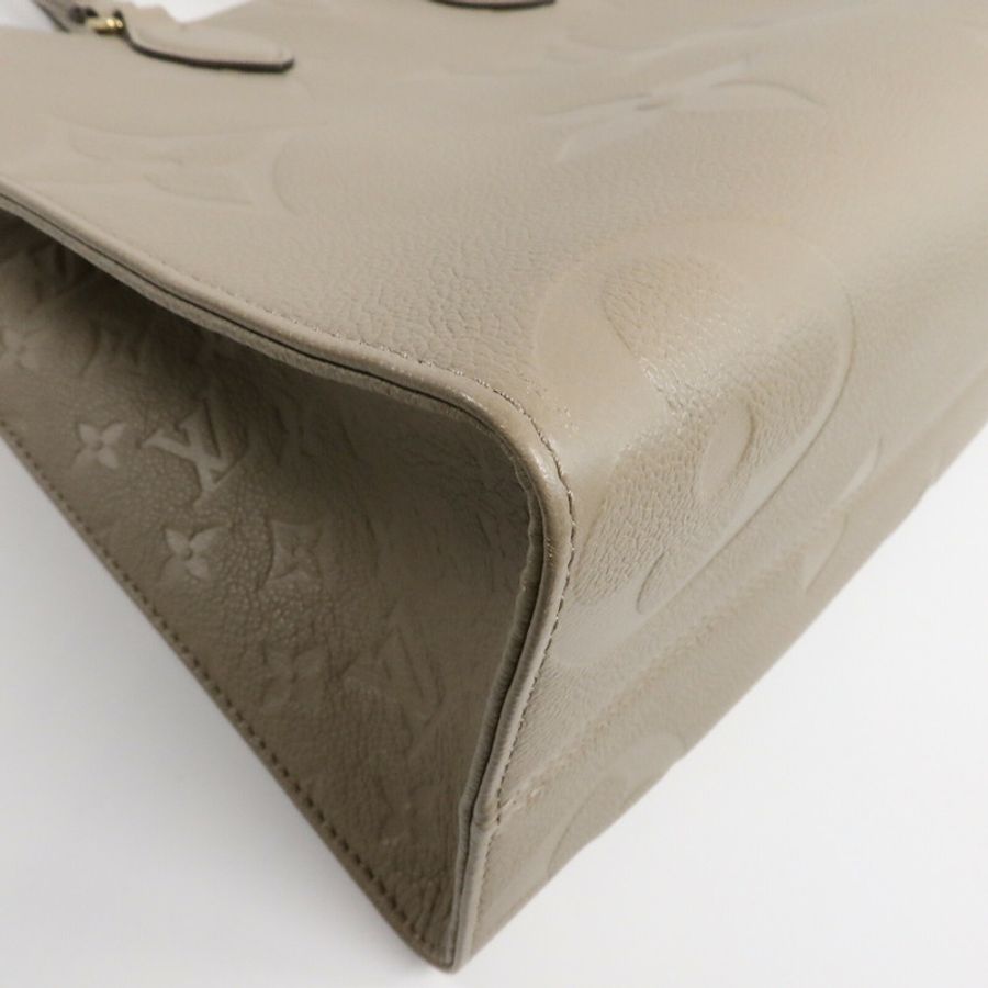 LOUIS VUITTON Monogram Empreinte On The Go MM金扣手挽肩背兩用袋-10