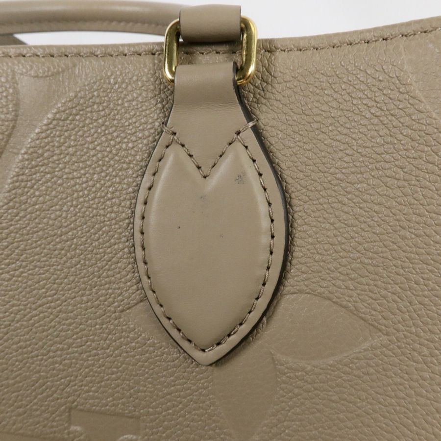 LOUIS VUITTON Monogram Empreinte On The Go MM金扣手挽肩背兩用袋-11