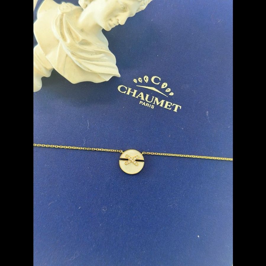 Chaumet JEUX DE LIENS HARMONY小號貝母項鍊-1