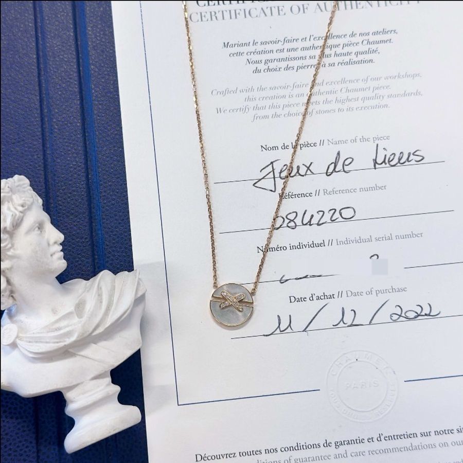 Chaumet JEUX DE LIENS HARMONY小號貝母項鍊-3