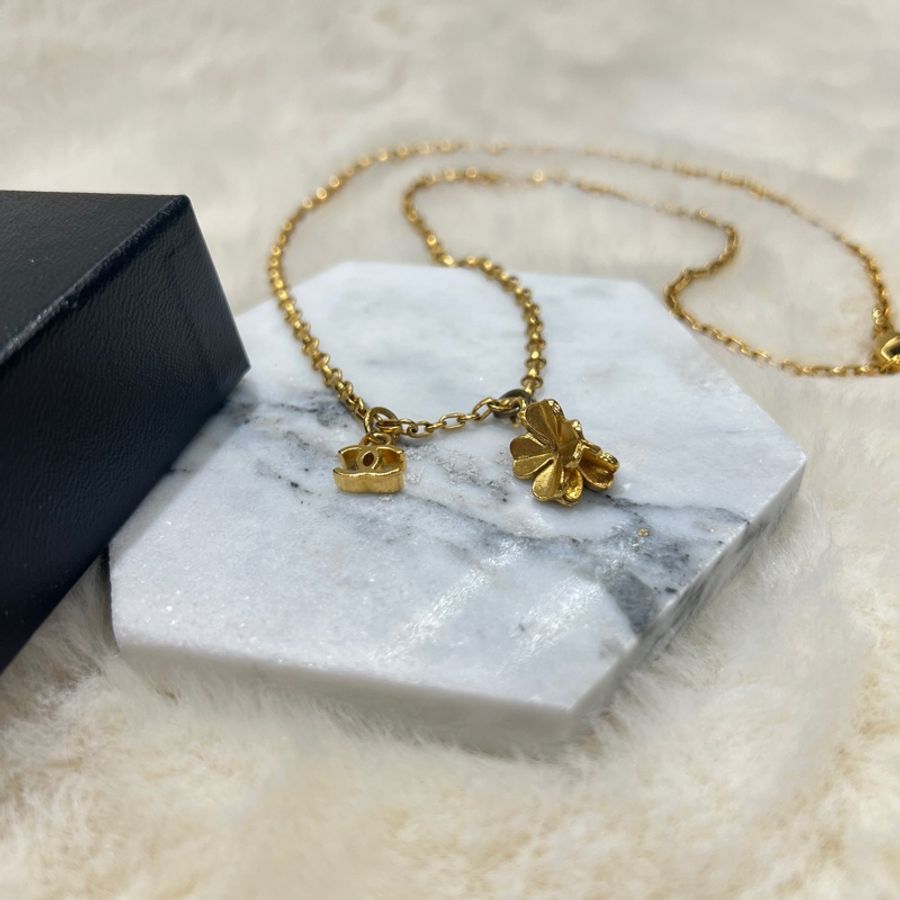 chanel vintage 四葉草頸鏈 IA692-2
