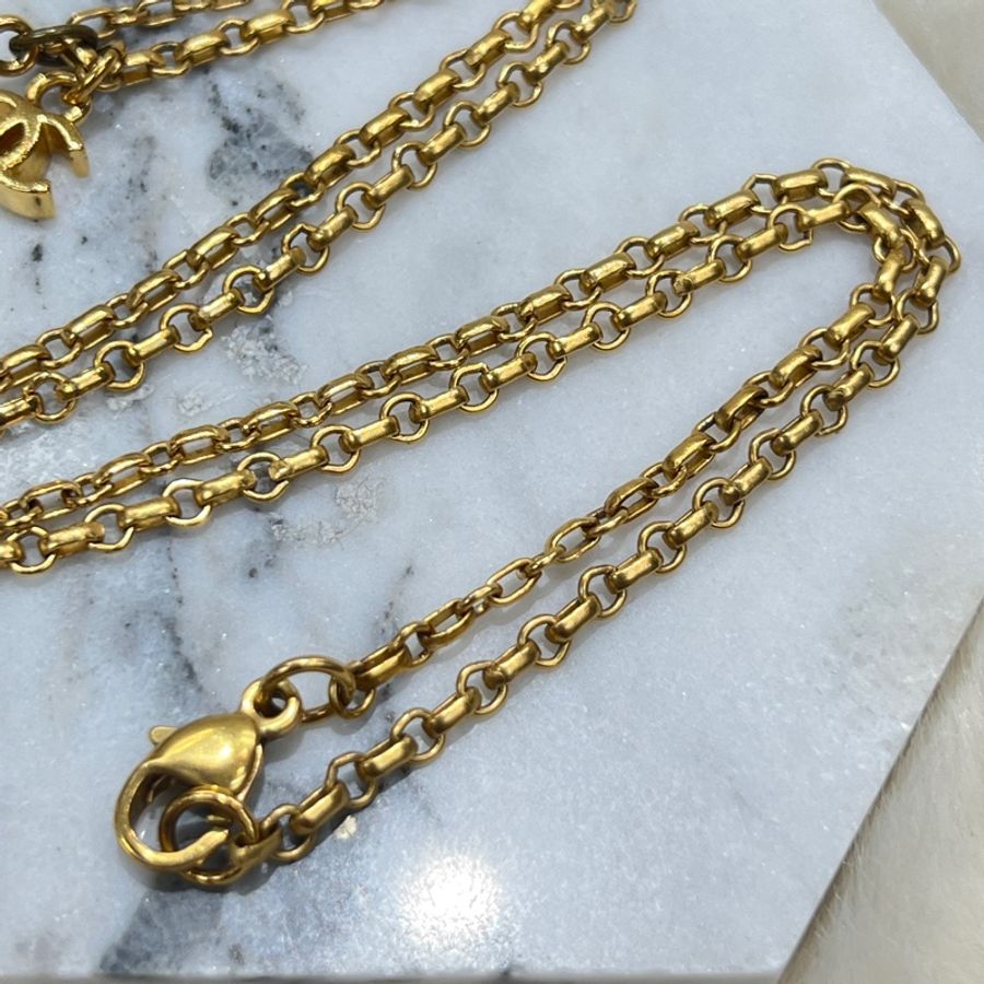 chanel vintage 四葉草頸鏈 IA692-7